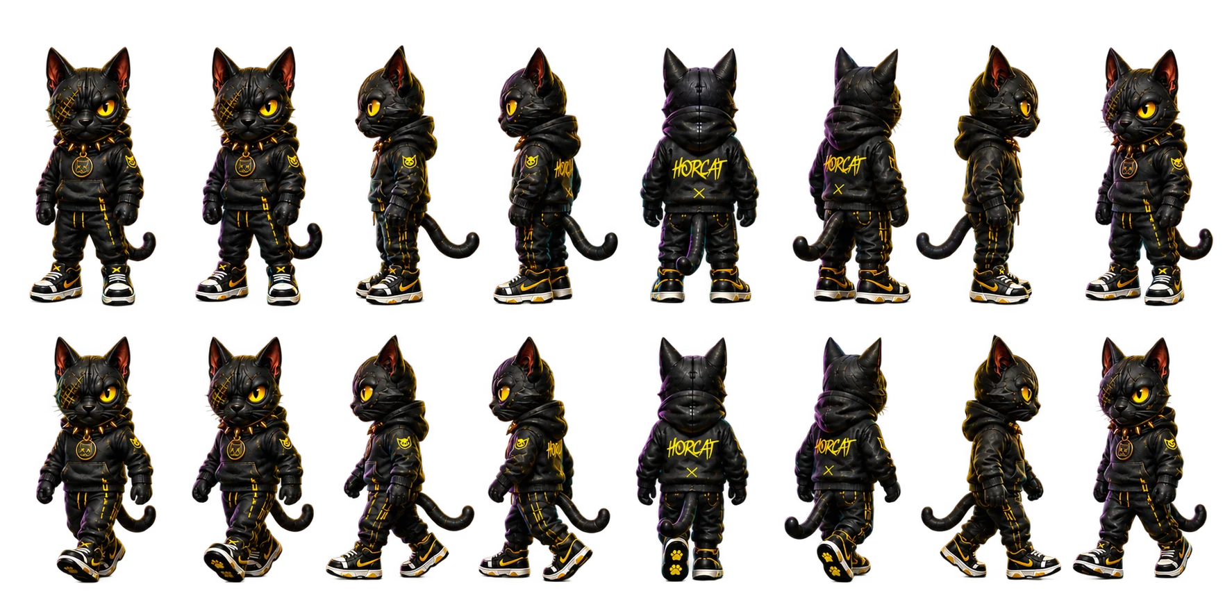 HORCAT future-world signal artwork